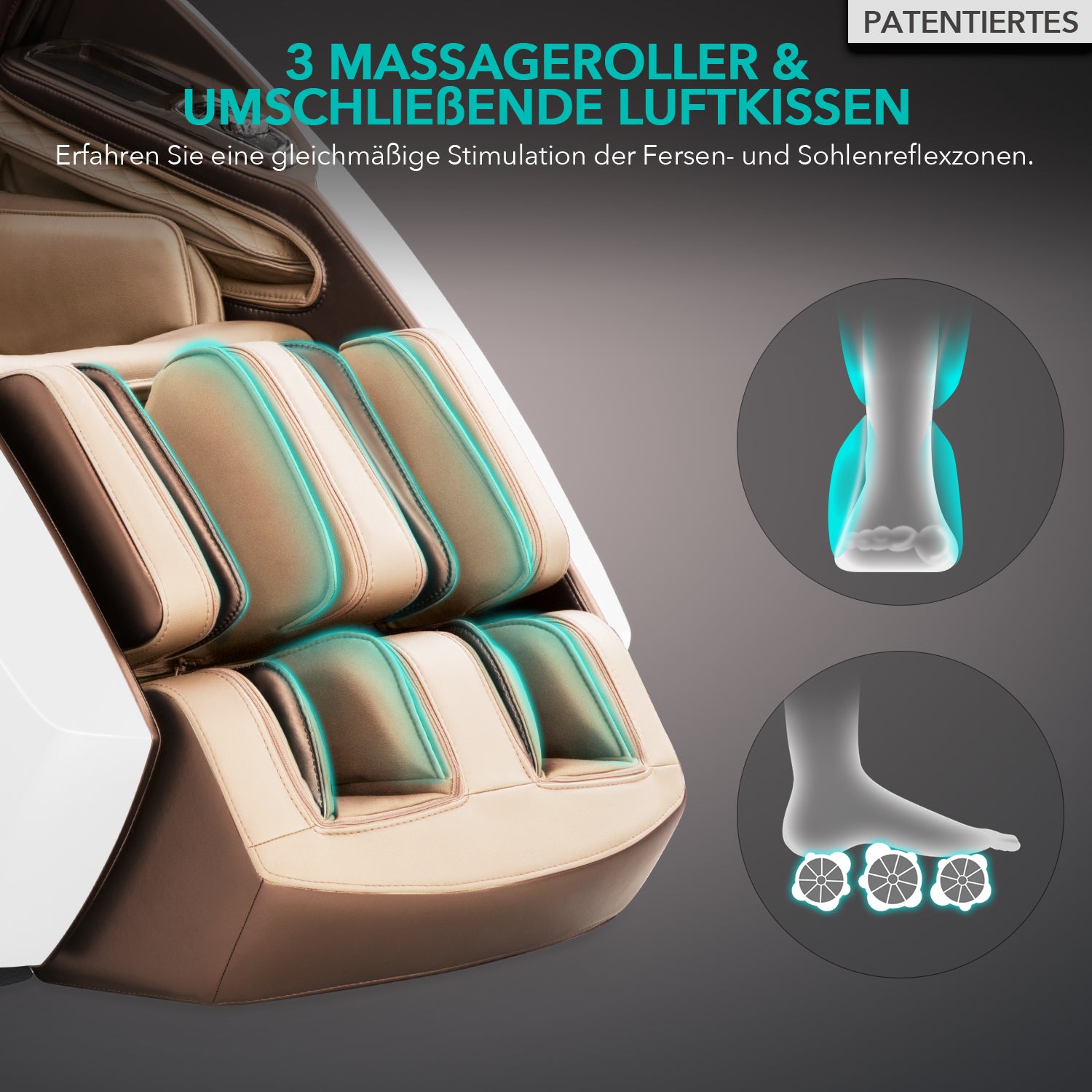 NAIPO 4D High-End Massage Chair, Space Capsule Design, Integrated Tablet, Used/Refurbished