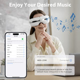 Eyecloud Pro+ Eye Massager with Dual Hot and Cold Function, Air Compression Massage, Bluetooth Music, 4 Modes, for Strained/Dry eyes