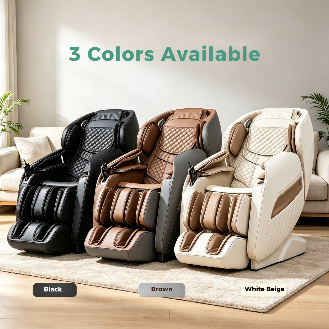 Naipo A350 PRO Massage Chair 2026- 15 Auto Programs, Electric Calf Extension & Calf Kneading, 24 Airbags, 3D SL Track Shiatsu Zero Gravity Full Body Massage Chair with Heat, Bluetooth & USB for Home & Office