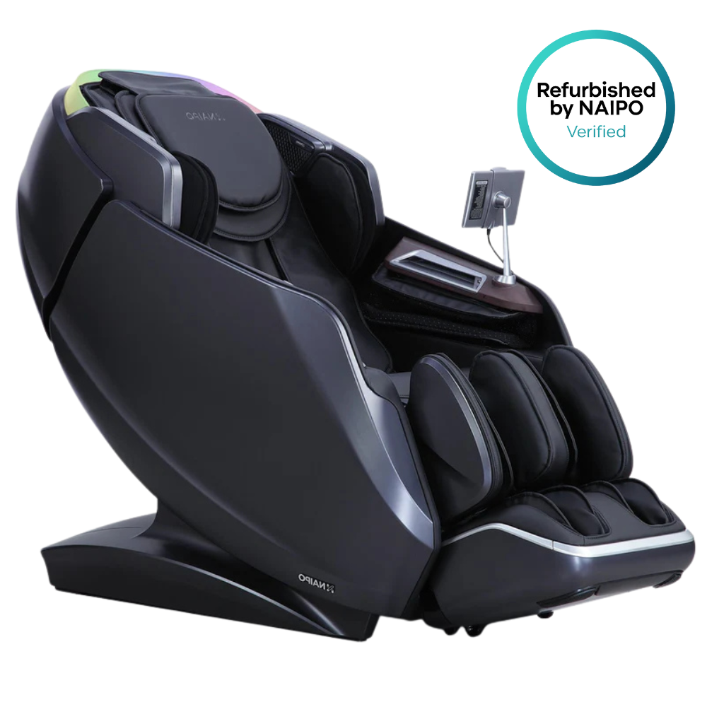 NAIPO 4D High-End Massagesessel S61, Wärmefunktion, 8-inch Tablet-Steuerung, Gebraucht/Generalüberholt