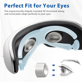 Eyecloud Pro+ Eye Massager with Dual Hot and Cold Function, Air Compression Massage, Bluetooth Music, 4 Modes, for Strained/Dry eyes