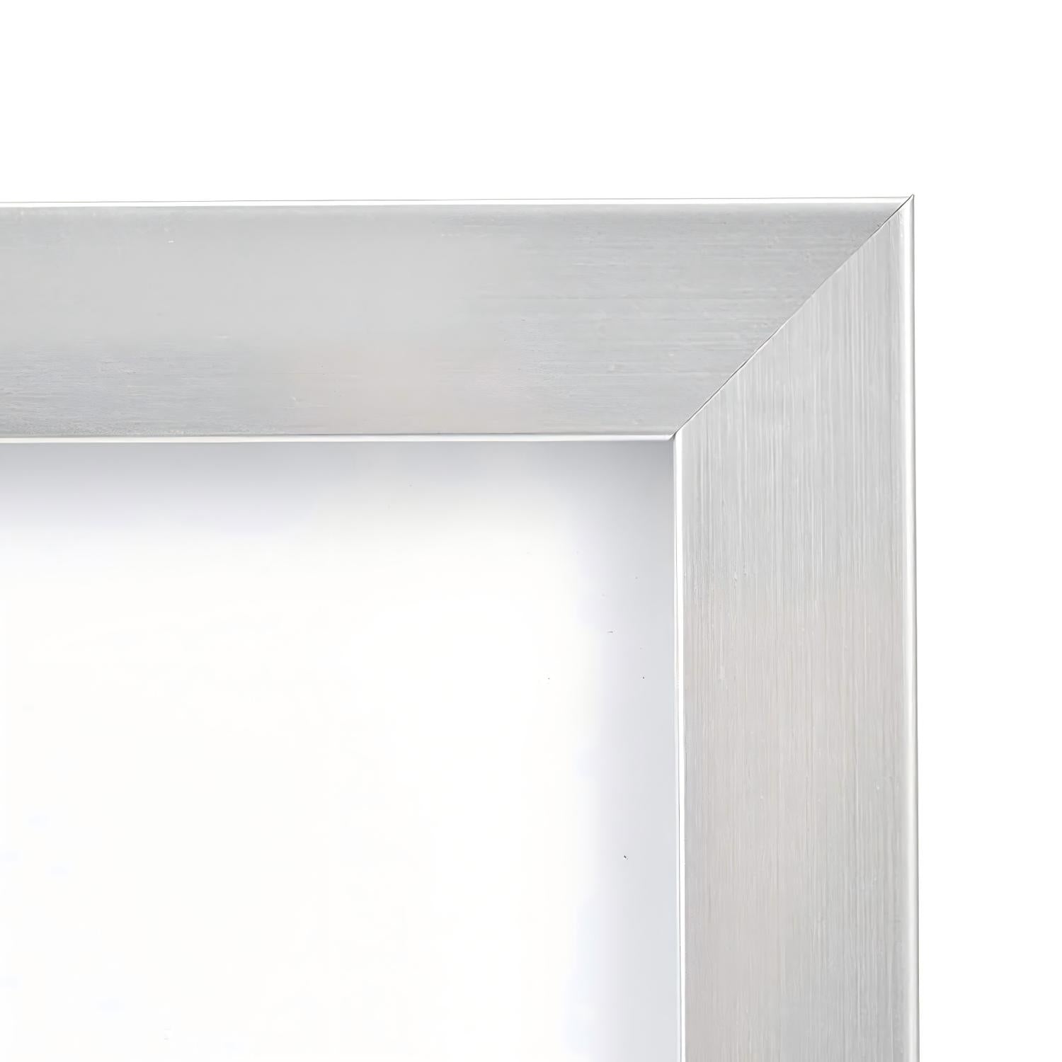 Friends Of NAIPO® Alsterwell Bilderrahmen 2er-Set – 10×15 cm Fotorahmen aus Nickel mit Aufsteller, für Tisch- & Wandmontage