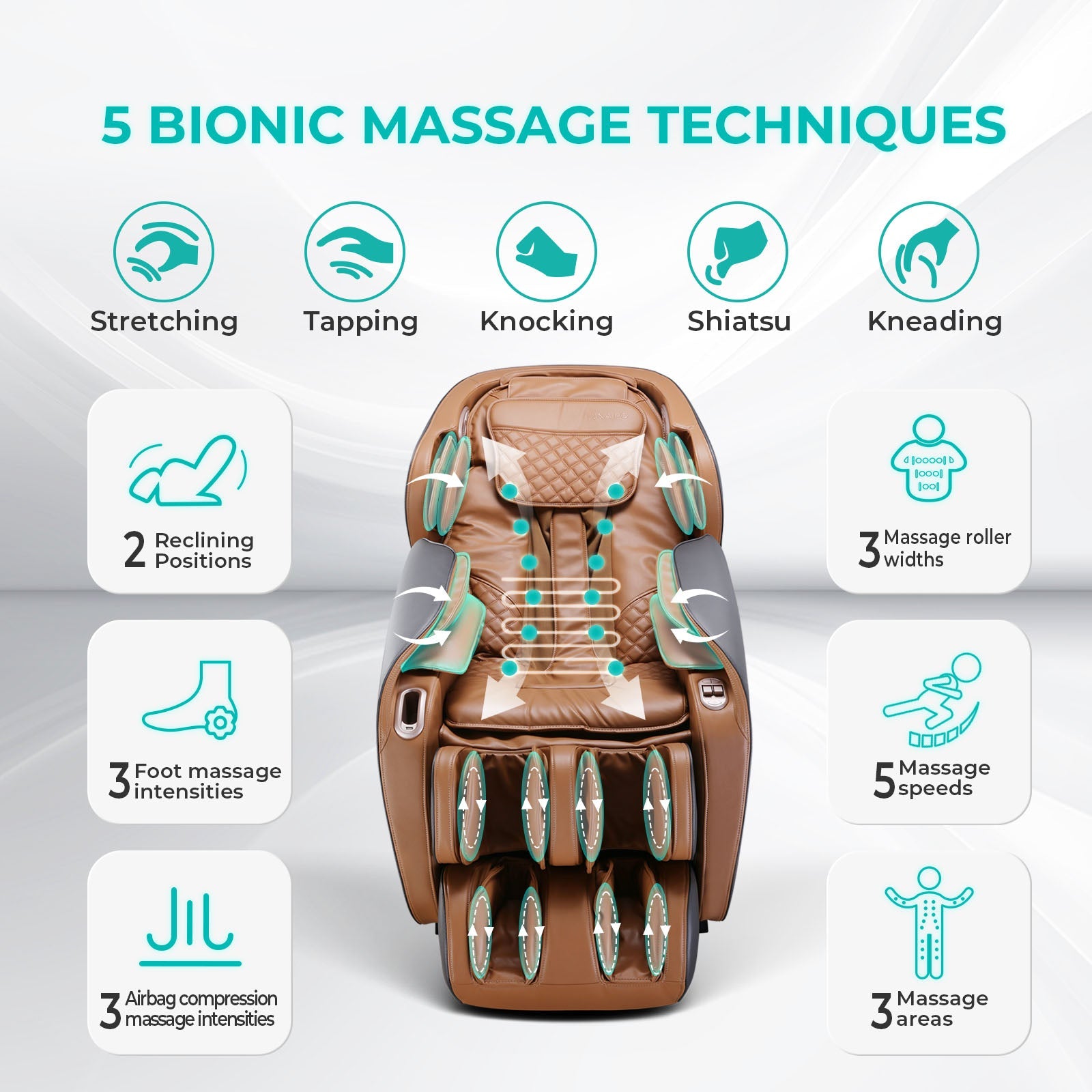 NAIPO Massagesessel Model P