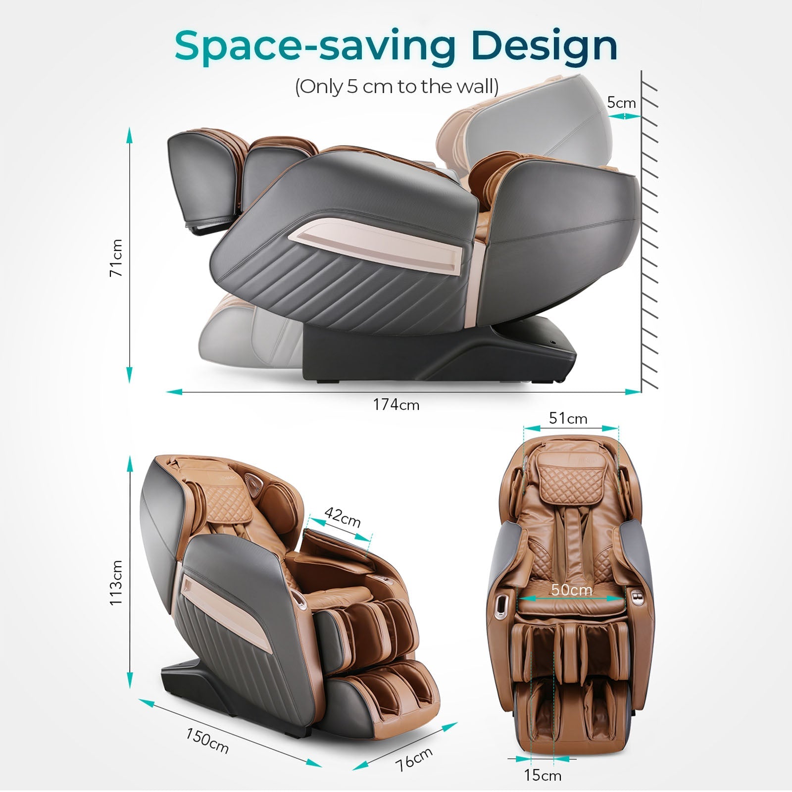 NAIPO Massagesessel Model P