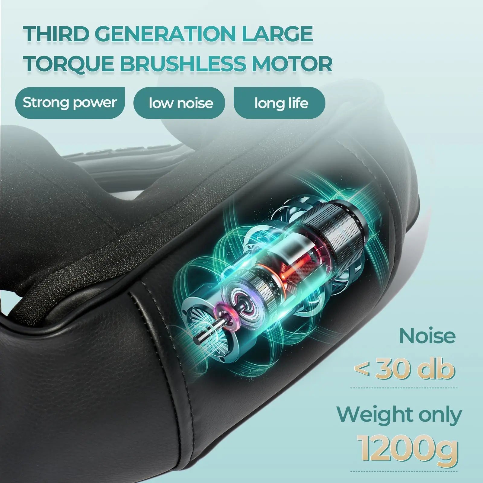 Aspria by NAIPO 5D Shiatsu Nackenmassagegerät mit Wärme, wiederaufladbar, Tragbares Schultermassagegerät für Nacken, Schulter, Rücken, Beine und Ganzkörpermassage, Schwarz