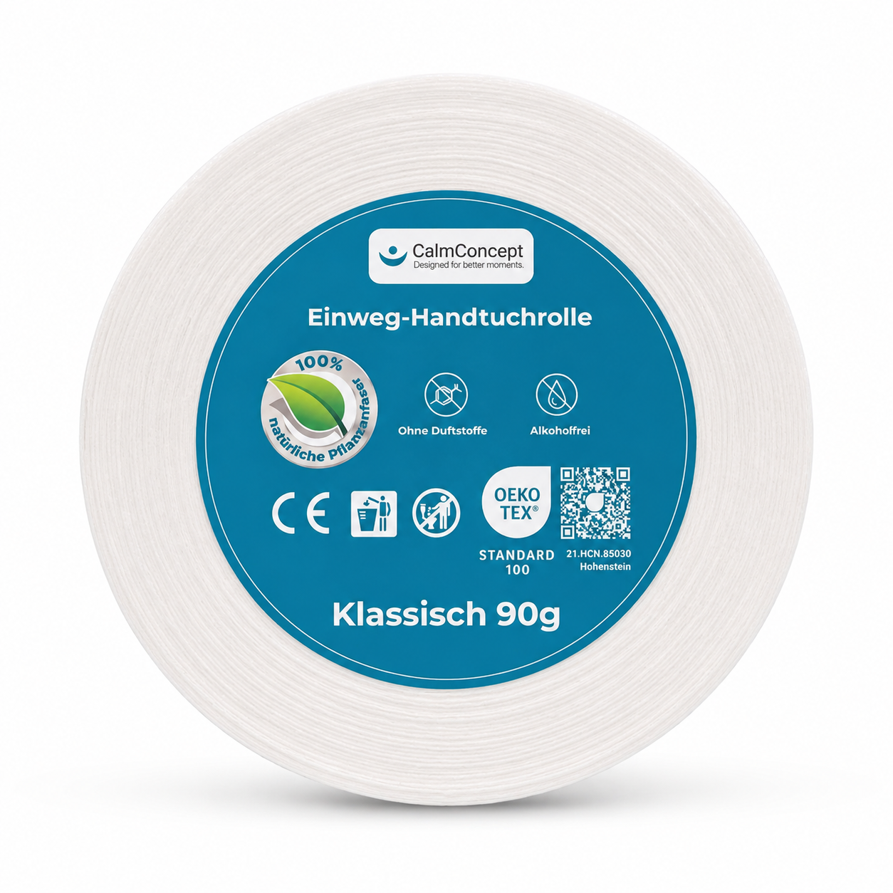 CalmConcept® Warmtuchspender mit Befeuchtung und Heizfunktion (bis zu 60 °C), LED-Display, schnelle 2s-Ausgabe, Hygienischer Einweg-Handtuchwärmer für Spa, Kosmetikstudio, Restaurant & Zuhause, Modell A