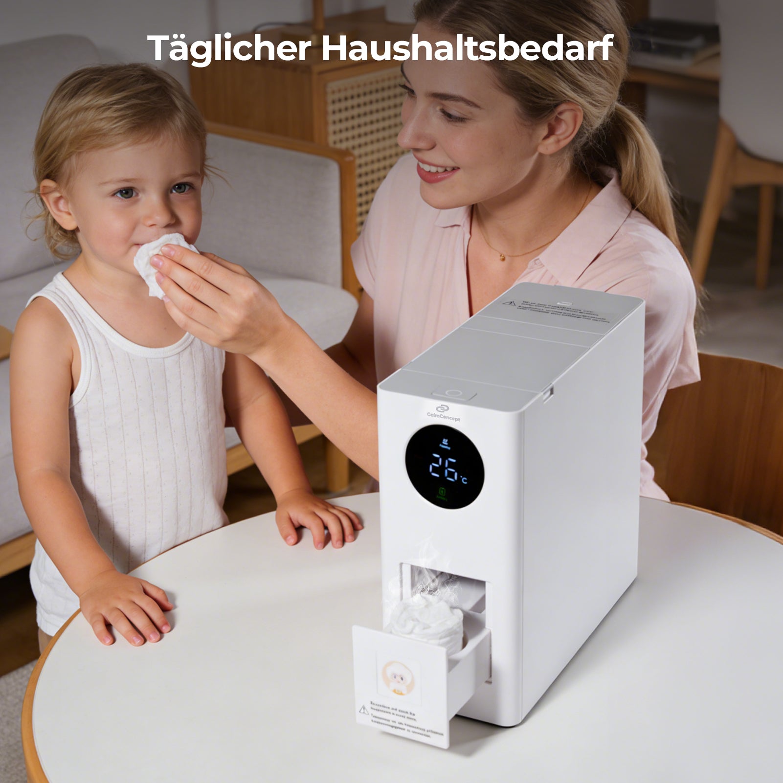 CalmConcept ThermOne Air W2 – Warm & Cold Towel Dispenser with Battery