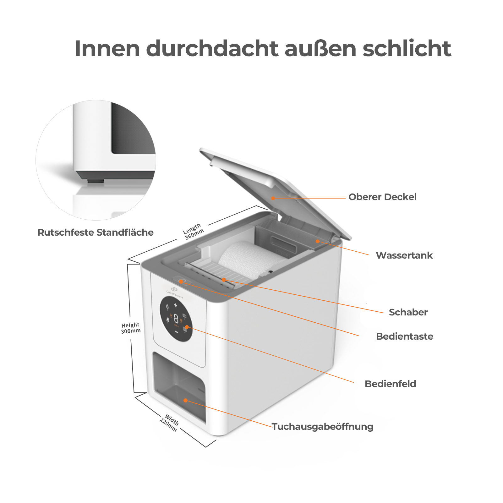 CalmConcept ThermOne Q6 – Heated Wipe Dispenser