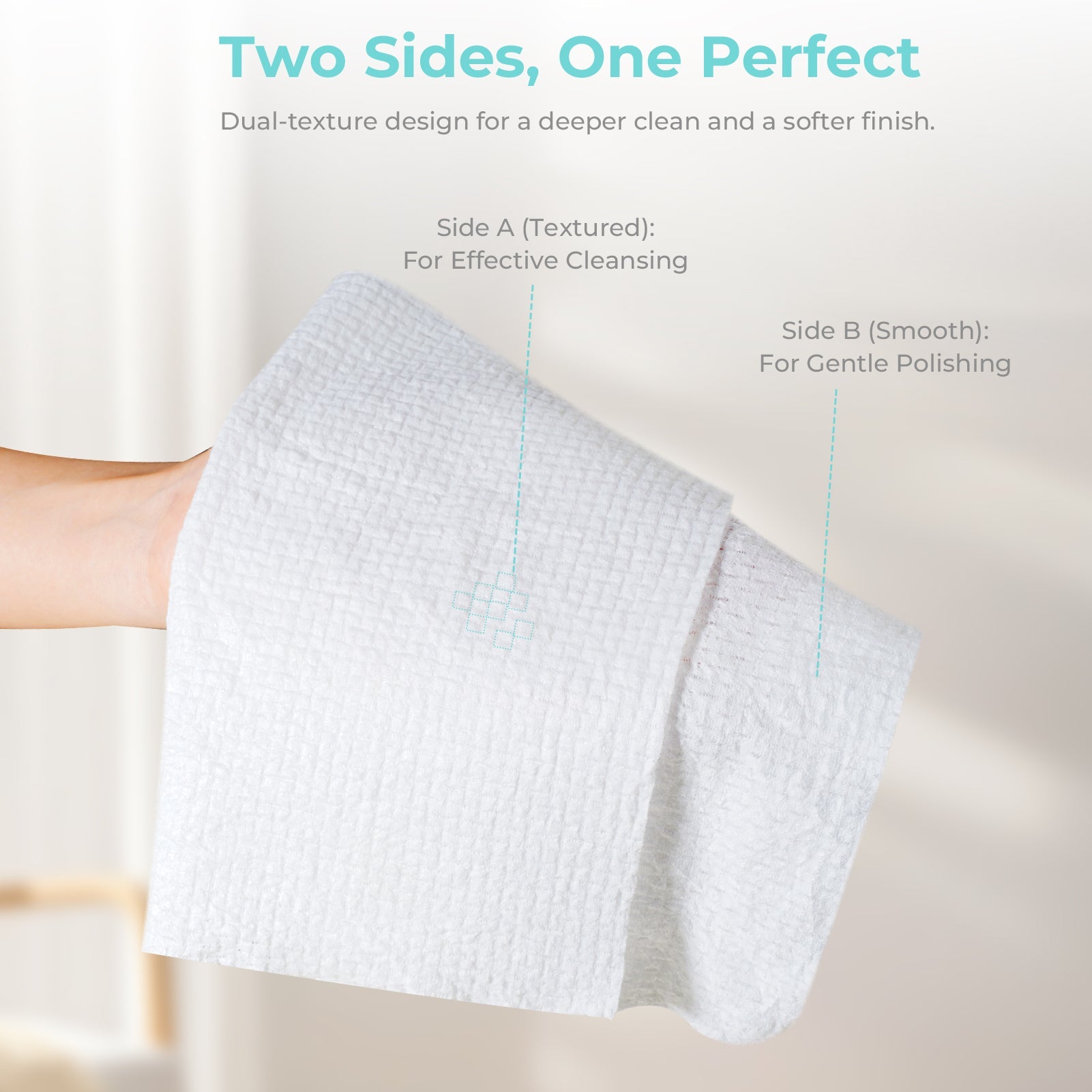 CalmConcept® Mini Warmhandtuchspender – Saubere und angenehm warme Einweghandtücher für Zuhause und unterwegs, Modell W2