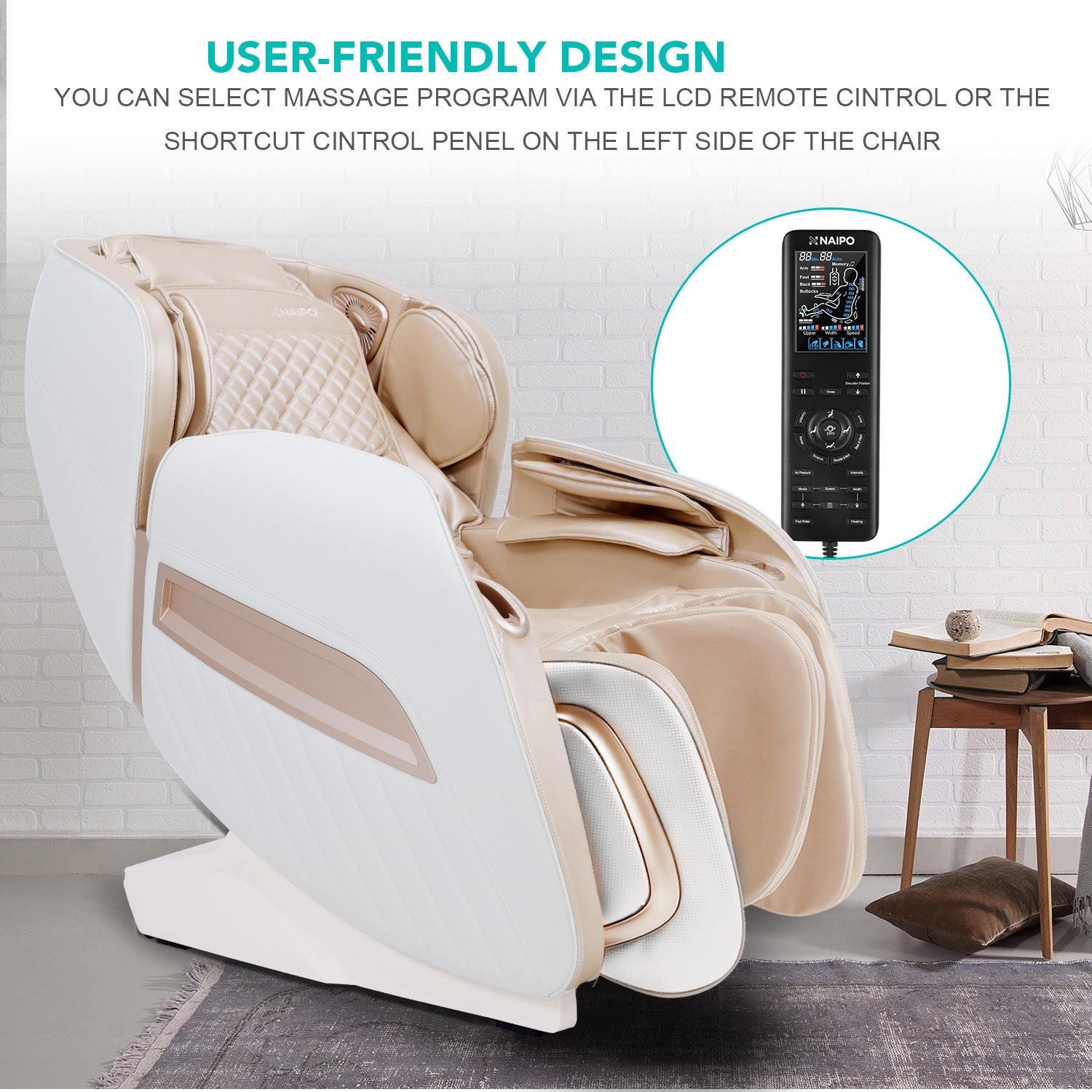 NAIPO Massagesessel Model P ohne Fußteil