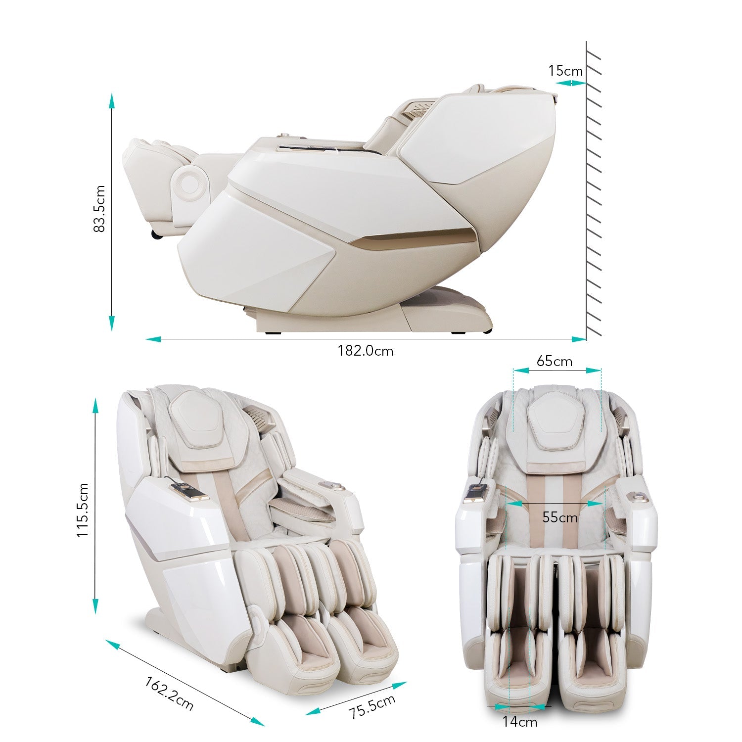 NAIPO Space Walk Massagesessel