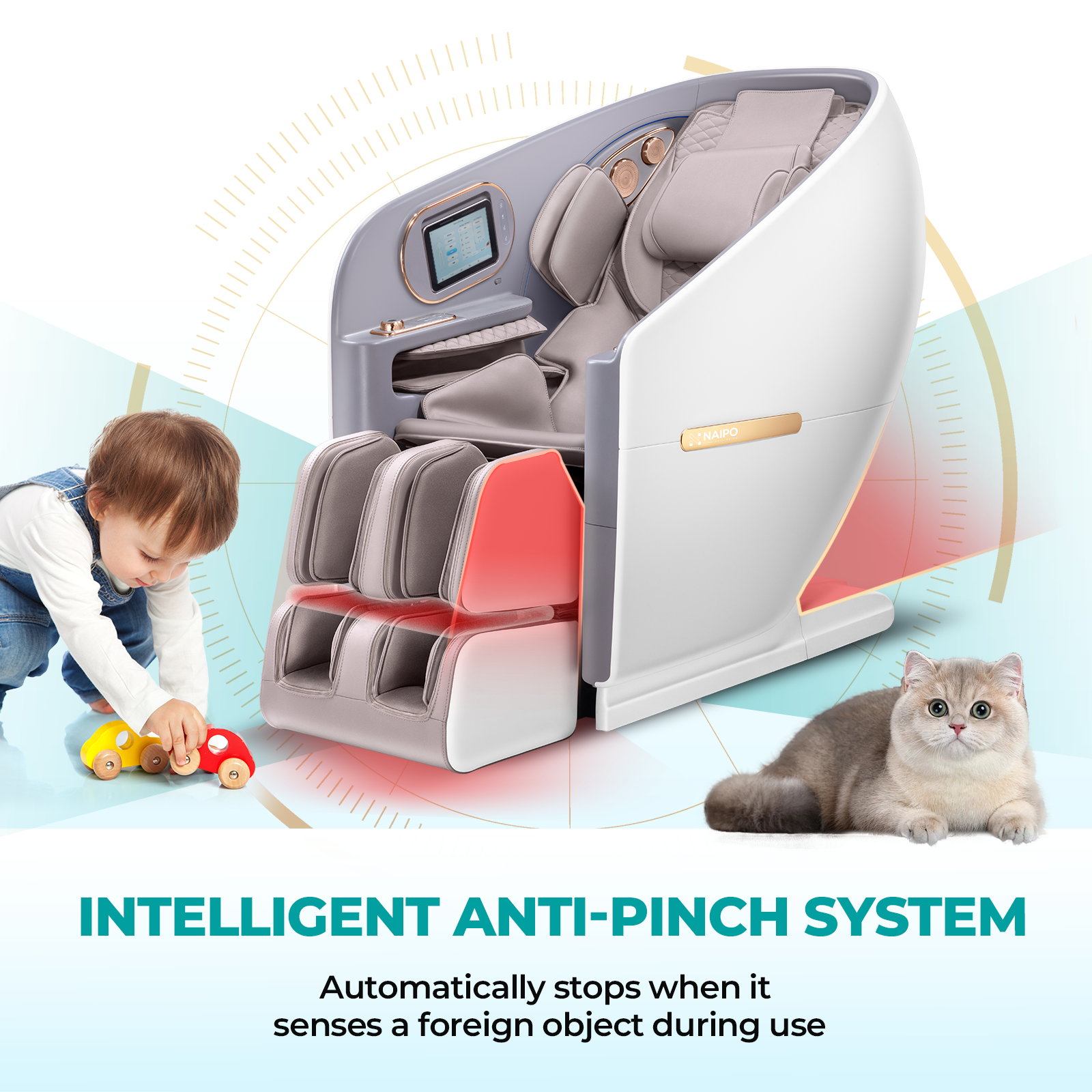 NAIPO SkySuite Massagesessel mit KI