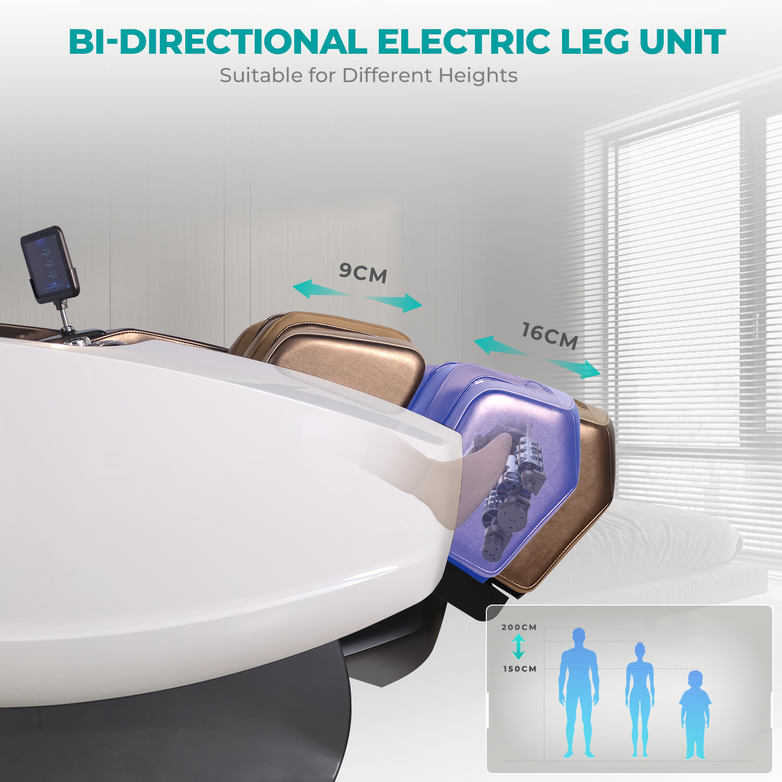 NAIPO Model L Space Capsule High-End Massagesessel mit KI