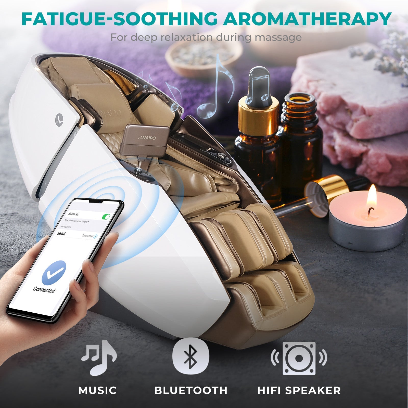 NAIPO Model L Space Capsule High-End Massagesessel mit KI