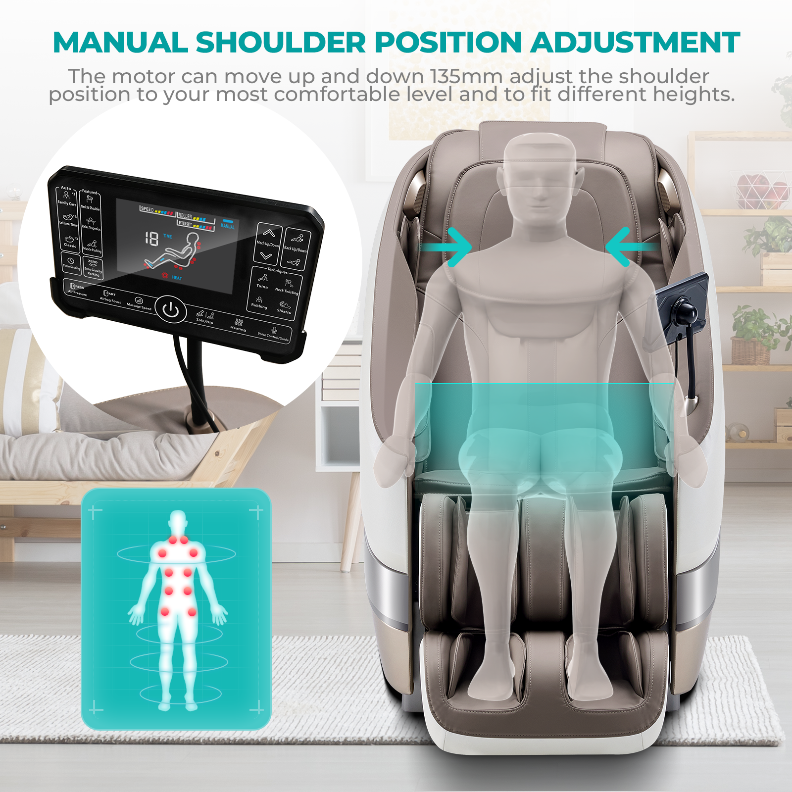 NAIPO Tai Chi Flow Massagesessel