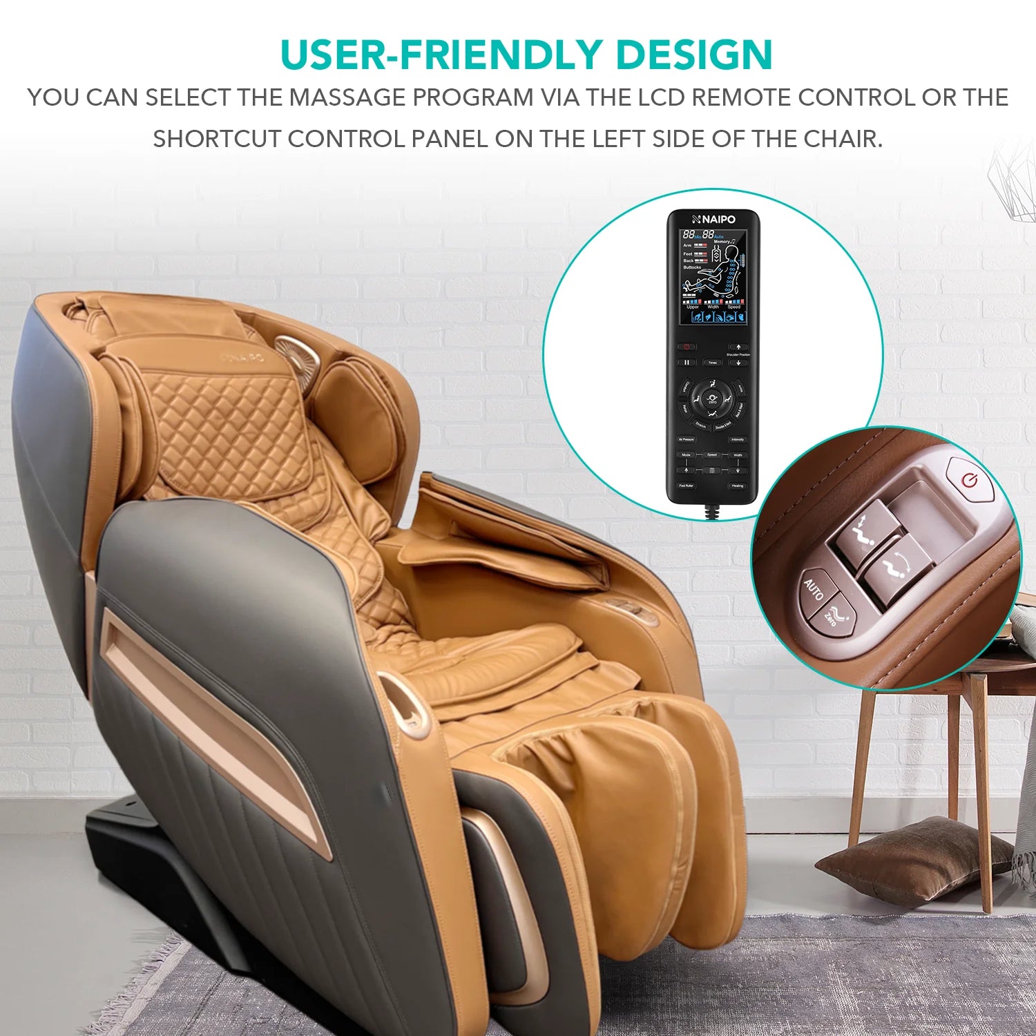 NAIPO MASSAGE CHAIR MODEL P Refurbished/generally overhauled