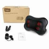 Naipo Shiatsu Massage Pillow Neck Massagers Massage for Shoulder Back with 3D Massage Heads and Infrared Heat Function in Car Office Home