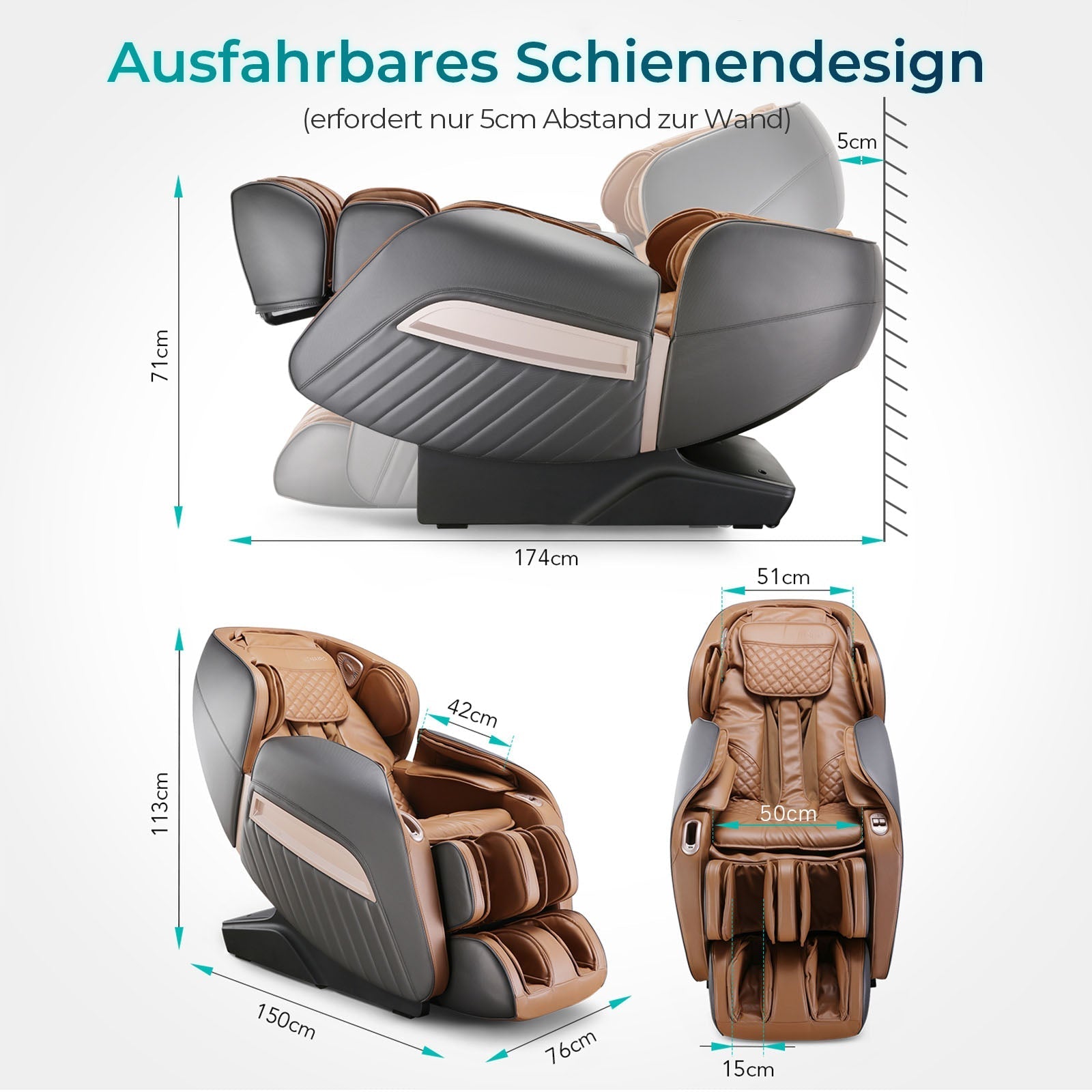 Naipo Massagesessel A350 PRO 2026