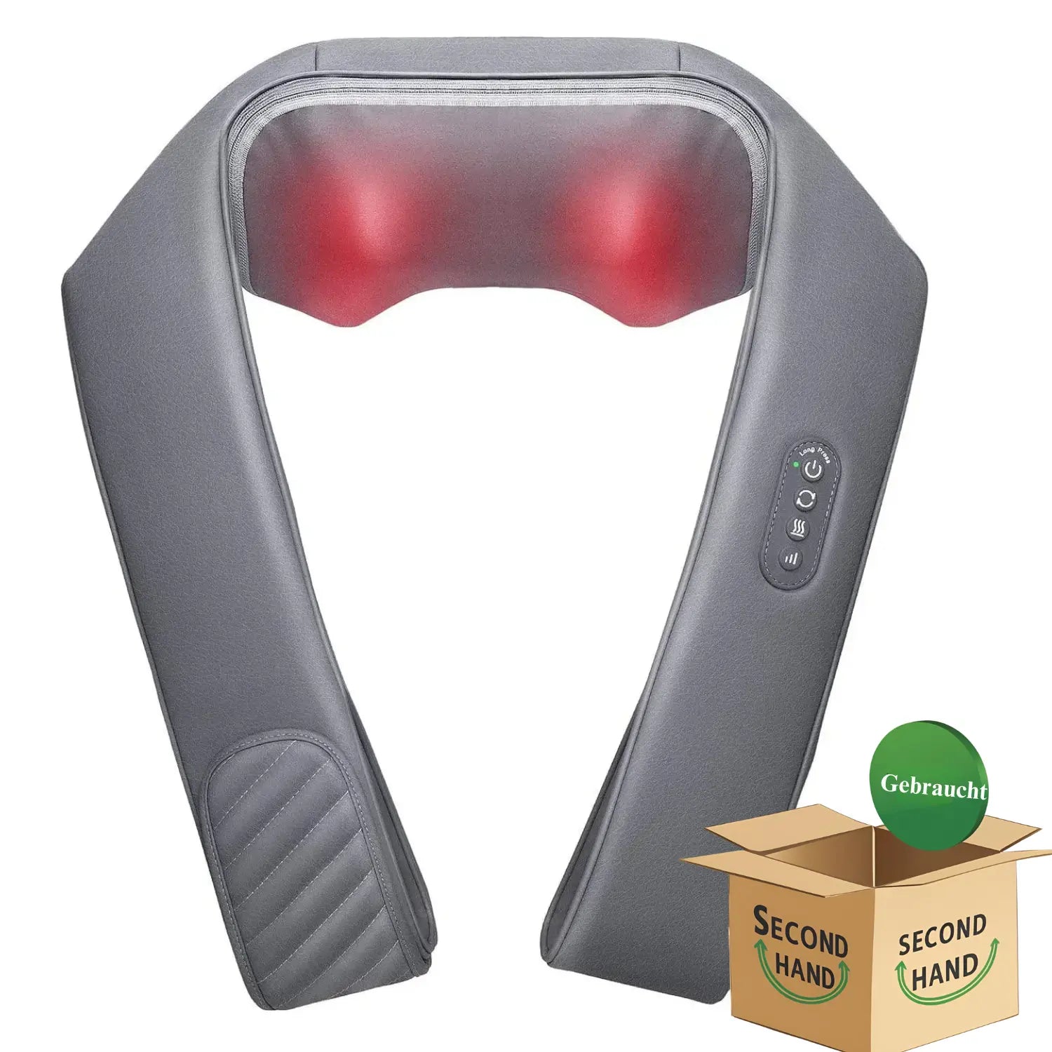 NAIPO oCuddle™ Deluxe Massagegerät, Mit Akku, Wärmefunktion, Hands-Free-Design