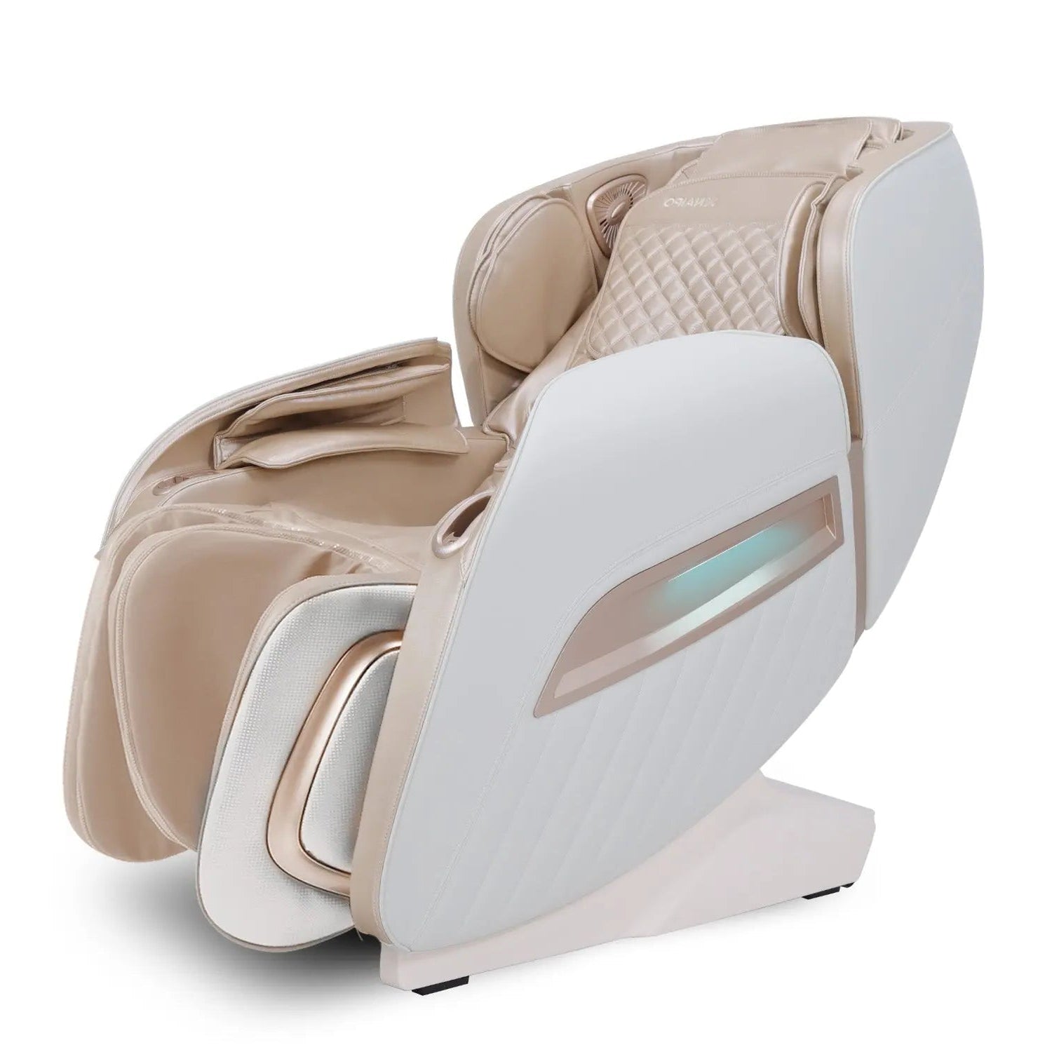 NAIPO® Shiatsu Massagesessel mit Wärmefunktion, Zero Gravity, ohne Fußteil, ideal für Gewerbe und Privat, Ambient Light