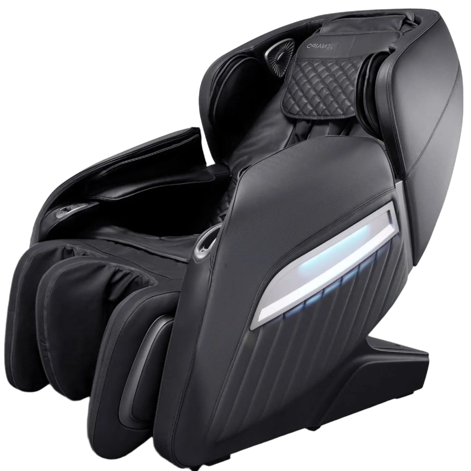 NAIPO® Shiatsu Massagesessel mit Wärmefunktion, Zero Gravity, ohne Fußteil, ideal für Gewerbe und Privat, Ambient Light