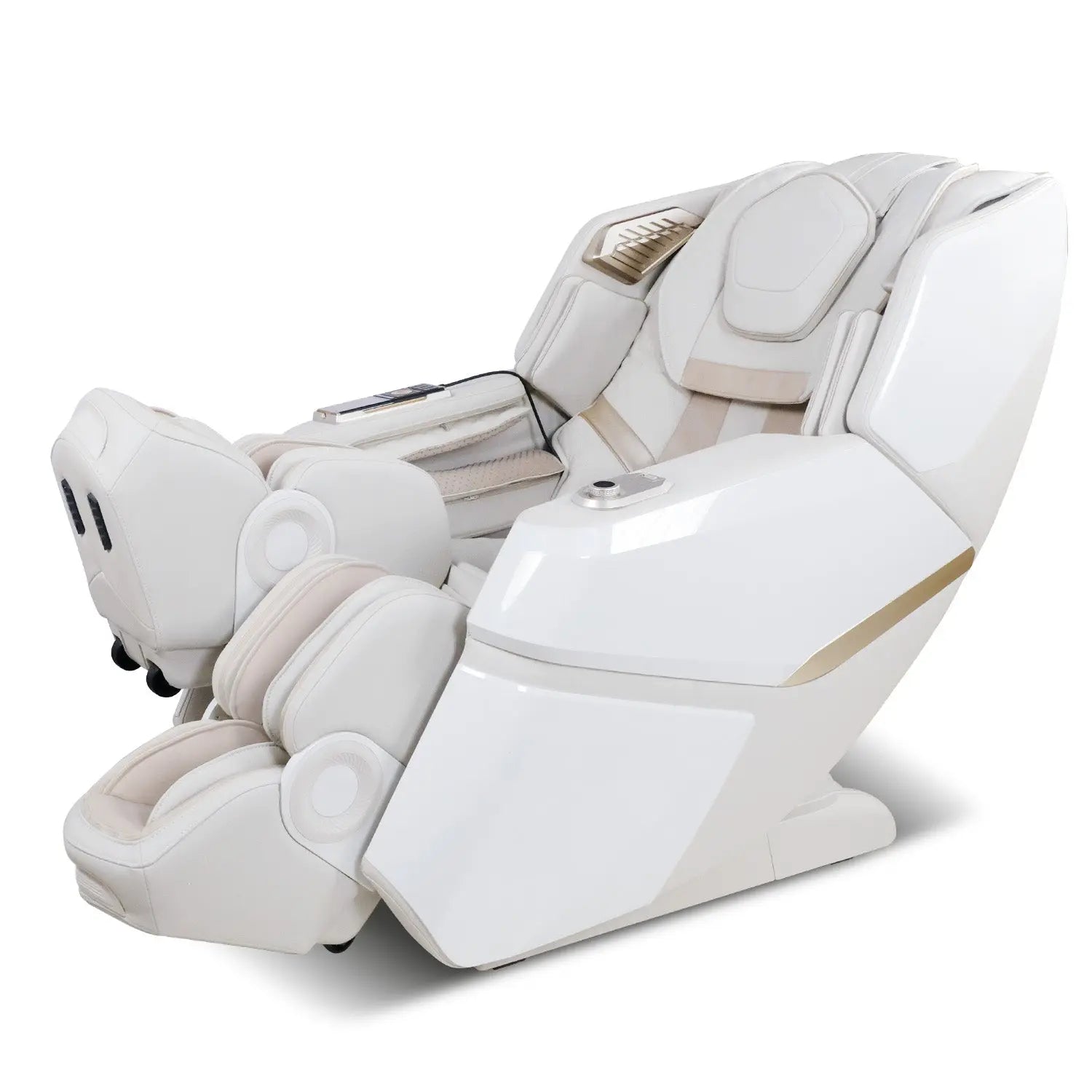 NAIPO® Space Walk 3D Massagesessel mit Wärmefunktion, Zero Gravity Liegefunktion, Shiatsu, 3D Surround-Sound, Ganzkörpermassage, Körperscan