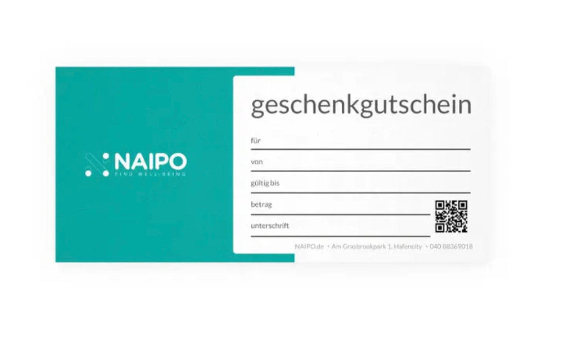 Gutschein Einlösung für die NAIPO Relax Lounge