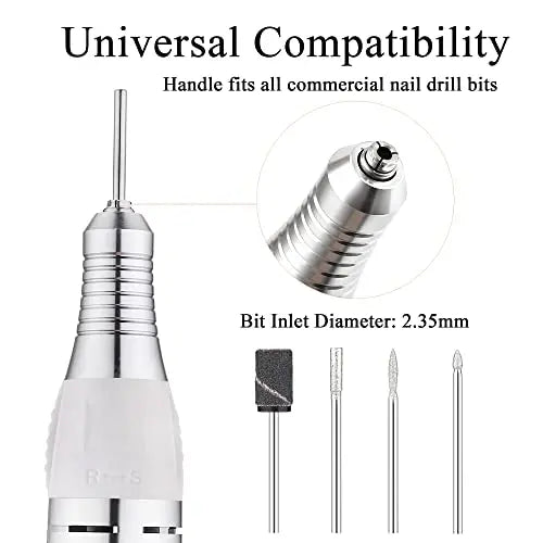 JCMASTER Profi Nagelfräser 30.000 U/Min inkl 4x Bits, LED-Anzeige & Touchbedienung, Modell: PowerPro+