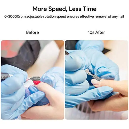 JCMaster JD 400, Profi 30000 U/Min, inkl 4 Aufsätzen, Gelnägel & Acrylnägel, 2022 Modell