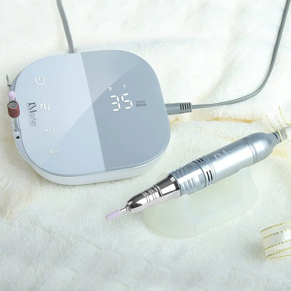 JCMaster TouchPro+ Premium Nagelfräser 35000 Umin, Touchfunktion, 4x Bits inkl. 2022 Modell