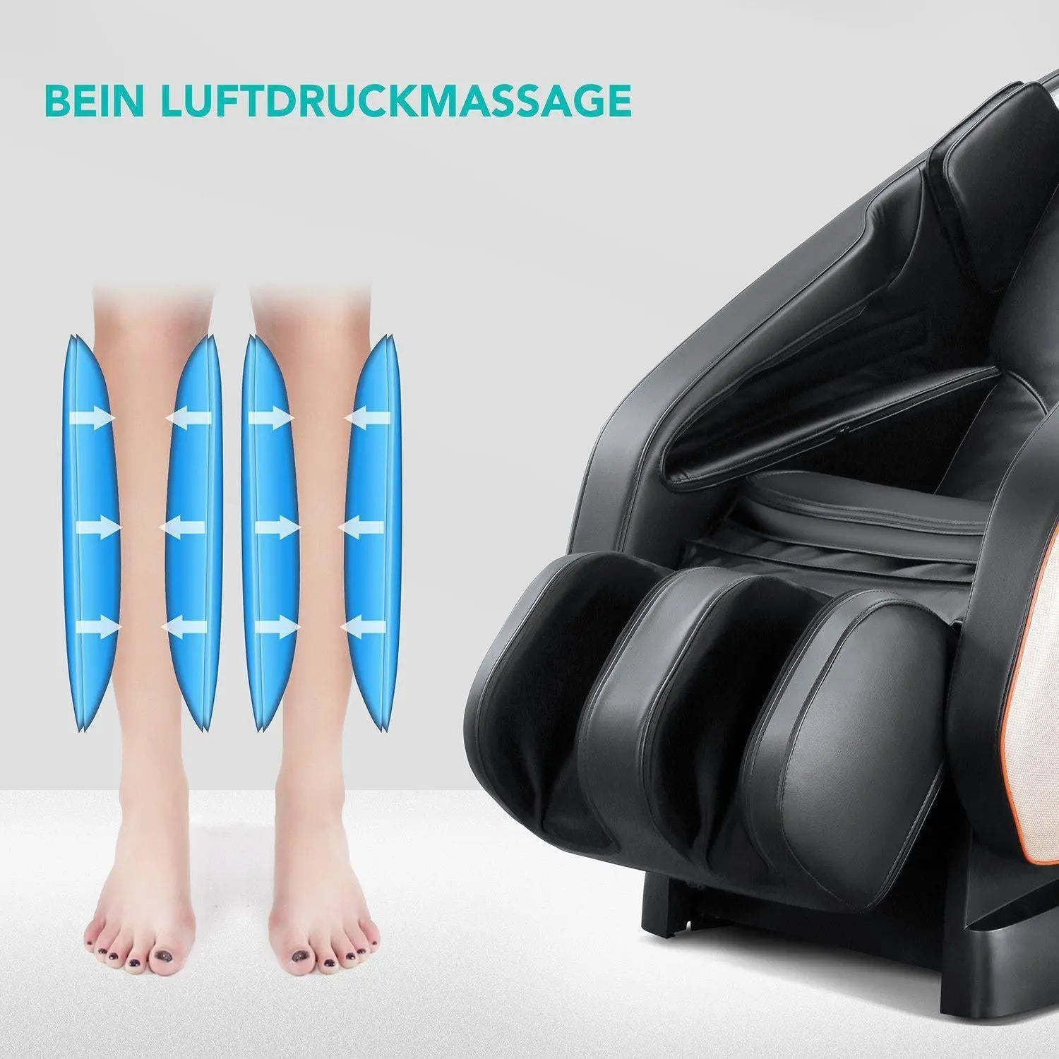 NAIPO Münzbetriebener Massagesessel, mit Münzeinwurf, Gewerblich, Design-Award