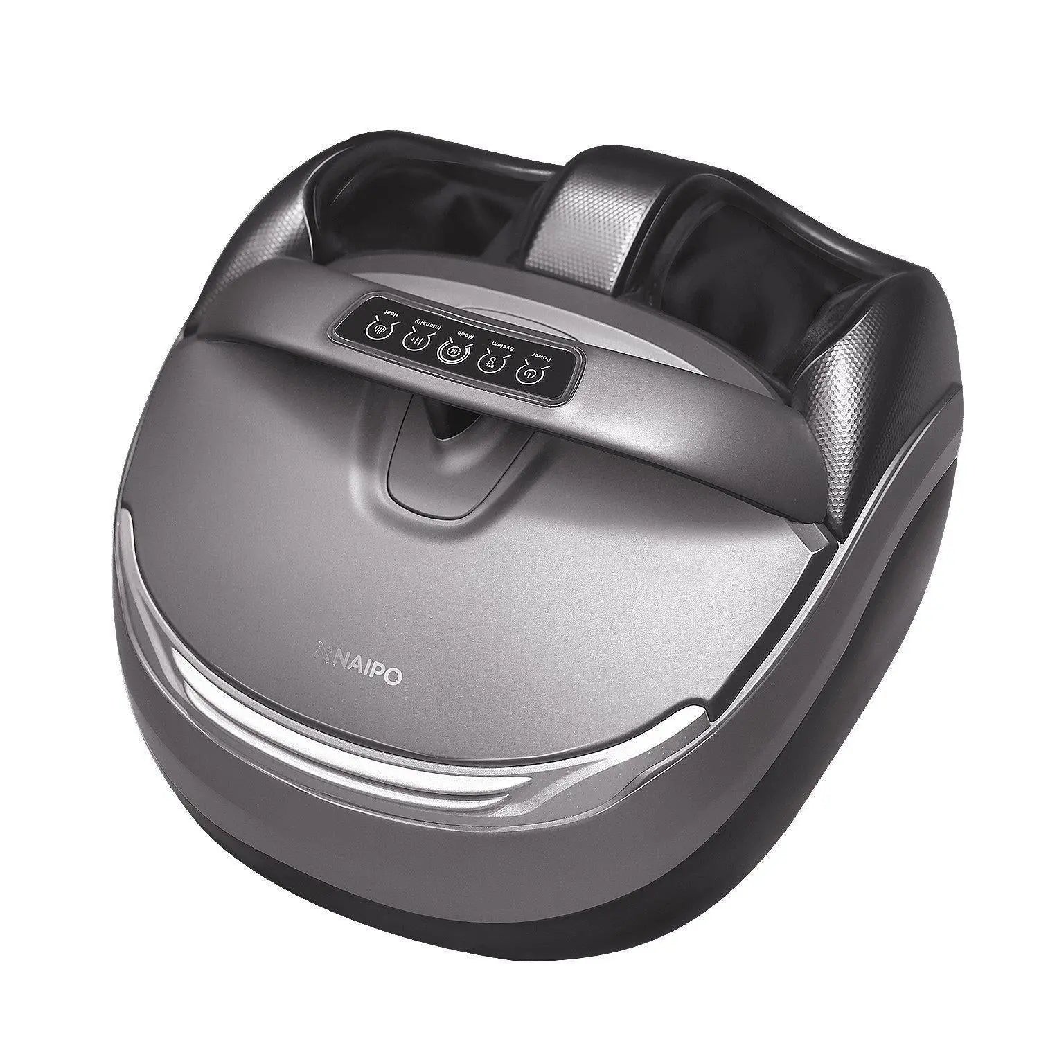 Naipo Shiatsu Fußmassagegerät mit Wärmefunktion, Kneten Rollen Luftkompression