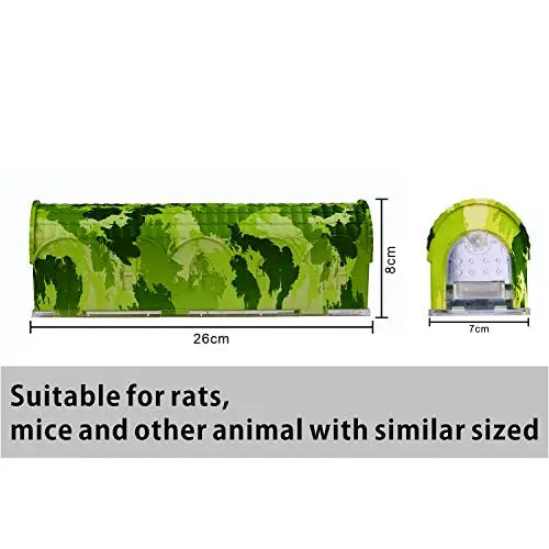 RatzFatz Premium Mausefalle, Lebendfalle Wiederverwendbar. Camouflage, Außen und Innen, Innovativer Mechanismus, Modell Rambo MBC-01