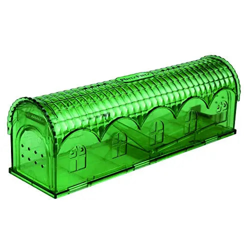 RatzFatz® Premium Mausefalle Lebendfalle Wiederverwendbar Für Außen und Innen, Innovativer Mechanismus, MBG-01