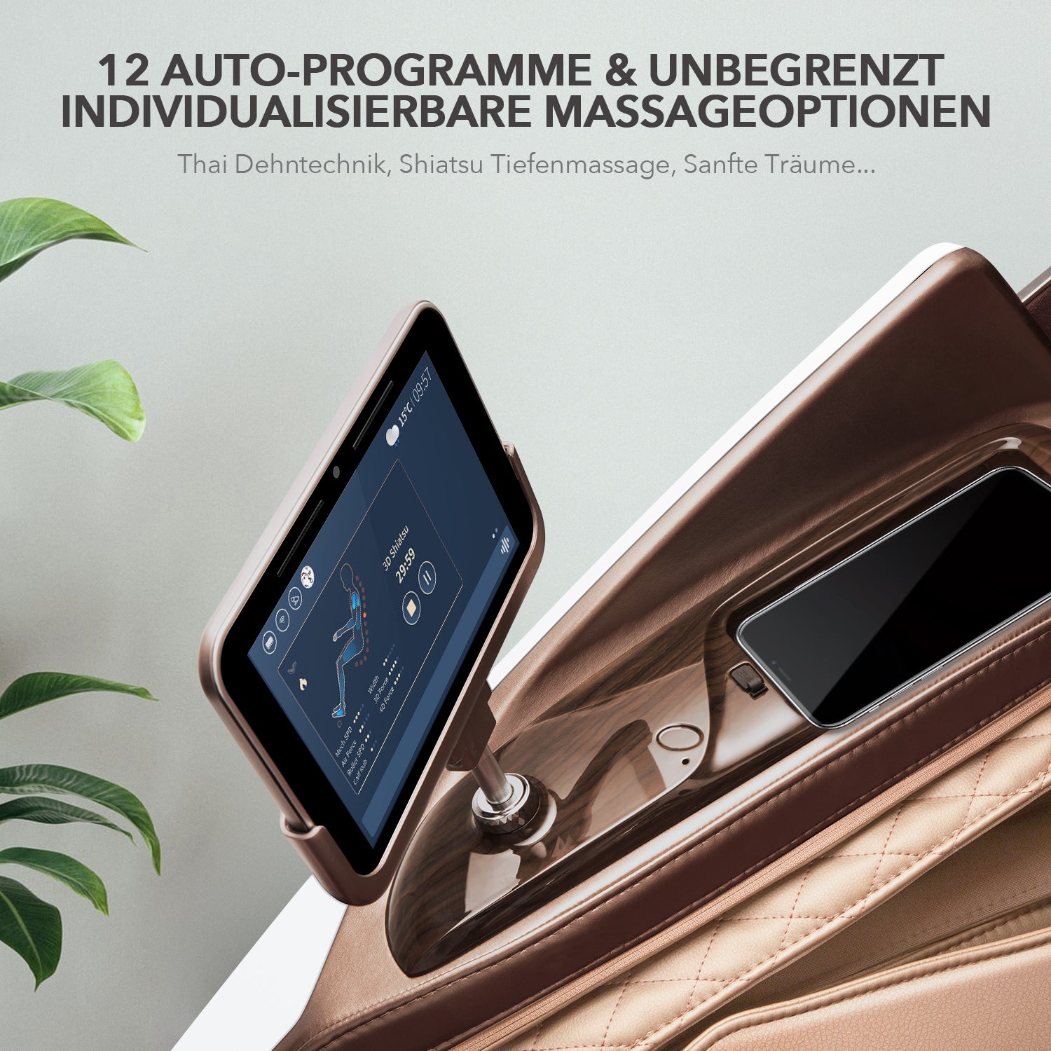 NAIPO 4D High-End Massage Chair, Space Capsule Design, Integrated Tablet, Used/Refurbished