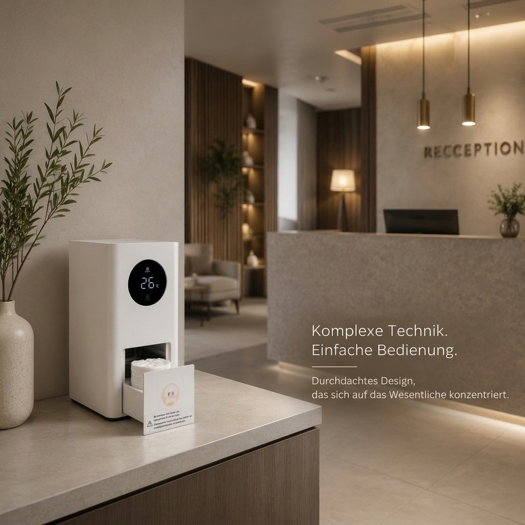 CalmConcept ThermOne Air W2 – Warm & Cold Towel Dispenser with Battery