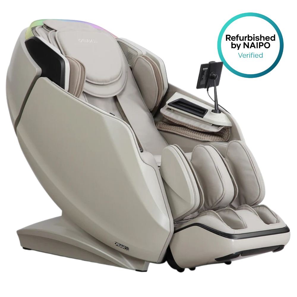 NAIPO 4D High-End Massagesessel S61, Wärmefunktion, 8-inch Tablet-Steuerung, Gebraucht/Generalüberholt