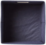 Alsterwell Folding Boxes - 6-Piece Set, Collapsible Non-Woven Fabric Storage Bins with Handles, 10.5 x 10.5 x 11 inches - Storage Baskets for Living Room, Bedroom and Kitchen, Denim Blue, Breathable (Pre-sell)