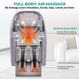 NAIPO SkySuite 4D Luxury Massage Chair, Premium Lounge Cabin Chair, S80 White