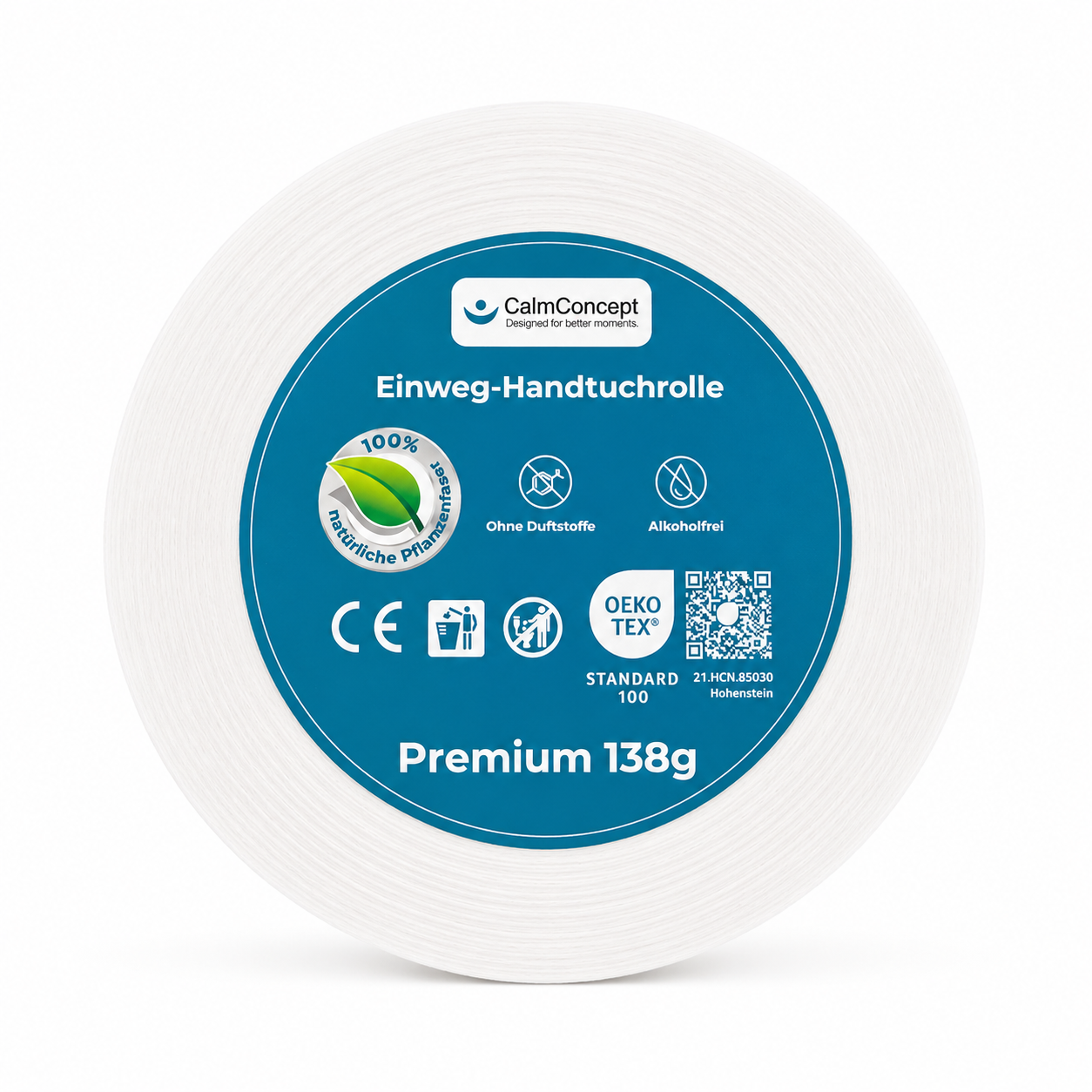 CalmConcept® Warmtuchspender mit Befeuchtung und Heizfunktion (bis zu 60 °C), LED-Display, schnelle 2s-Ausgabe, Hygienischer Einweg-Handtuchwärmer für Spa, Kosmetikstudio, Restaurant & Zuhause, Modell A