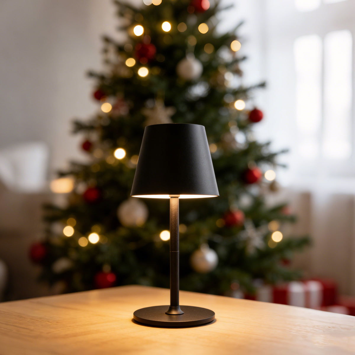 Rechargeable LED Table Lamp – Dimmable & Touch Control – 3 Color Temperature Modes – Height Adjustable – For Bedroom, Living Room, Office & Restaurant