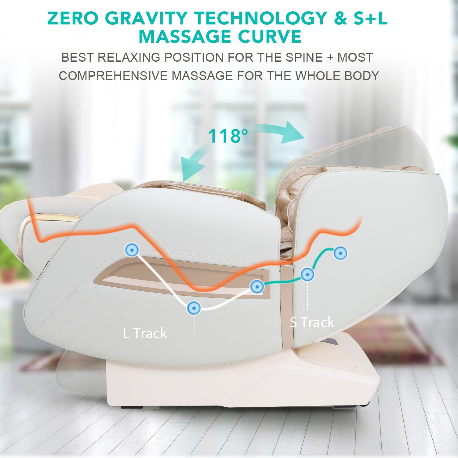 NAIPO Massagesessel Model P ohne Fußteil