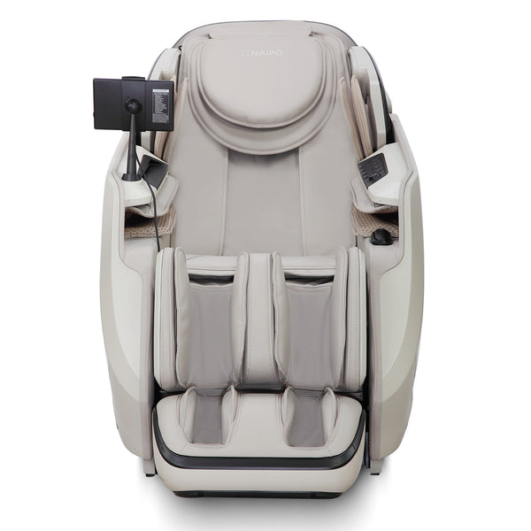 NAIPO massage chair, Optimus 4D massage Chair for full body massage with heat shawl, master for whole-body massage, S61 (Grey)