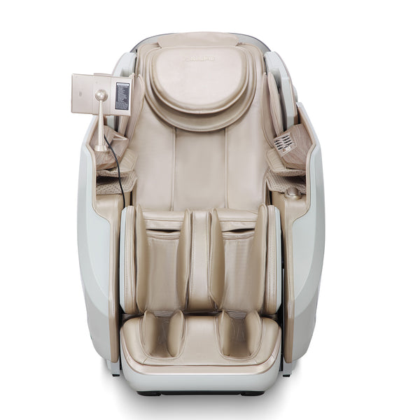 NAIPO massage chair, Optimus 4D massage Chair for full body massage with heat shawl, master for whole-body massage, S61 (White Gold)