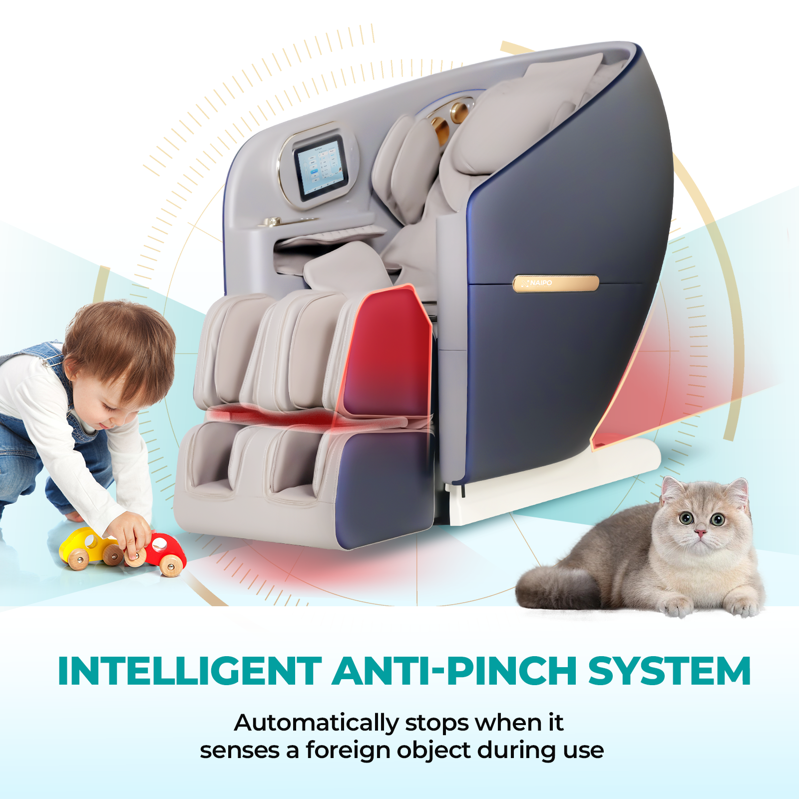 NAIPO SkySuite Massagesessel mit KI