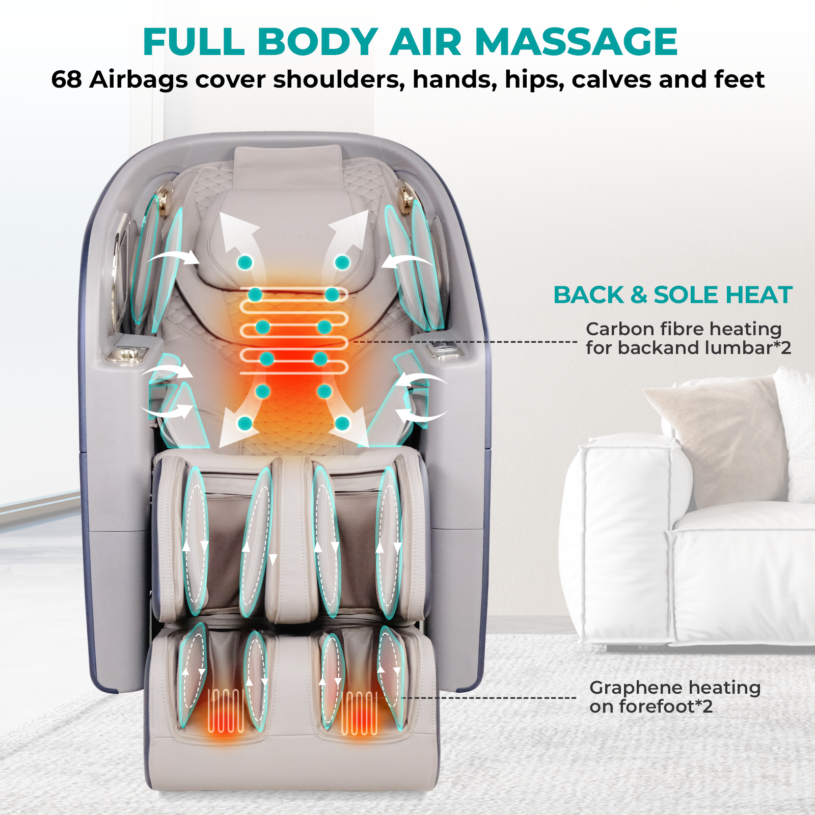 NAIPO SkySuite Massagesessel mit KI