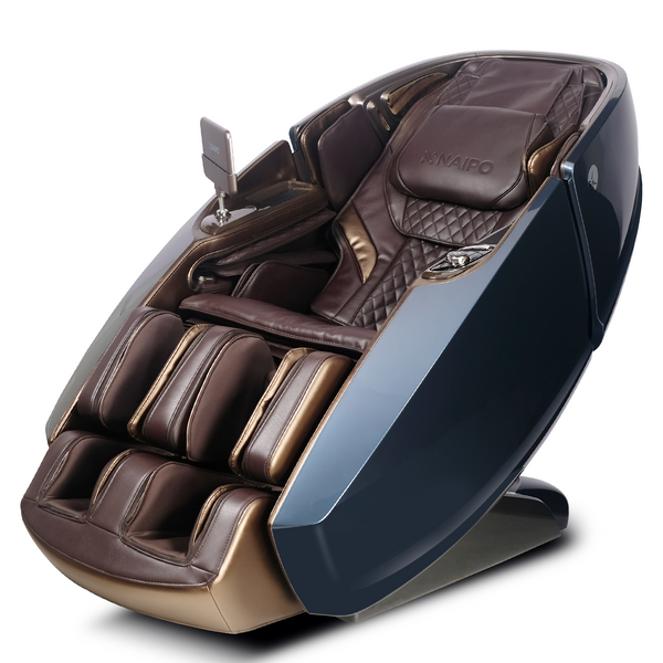 NAIPO Capsule 4D Massage Chair, S89 Massage Lounge Chair, Space Capsule Design, Full Body Relax Massage with Aromatherapy, Heat Therapy, 8-inch Tablet Control