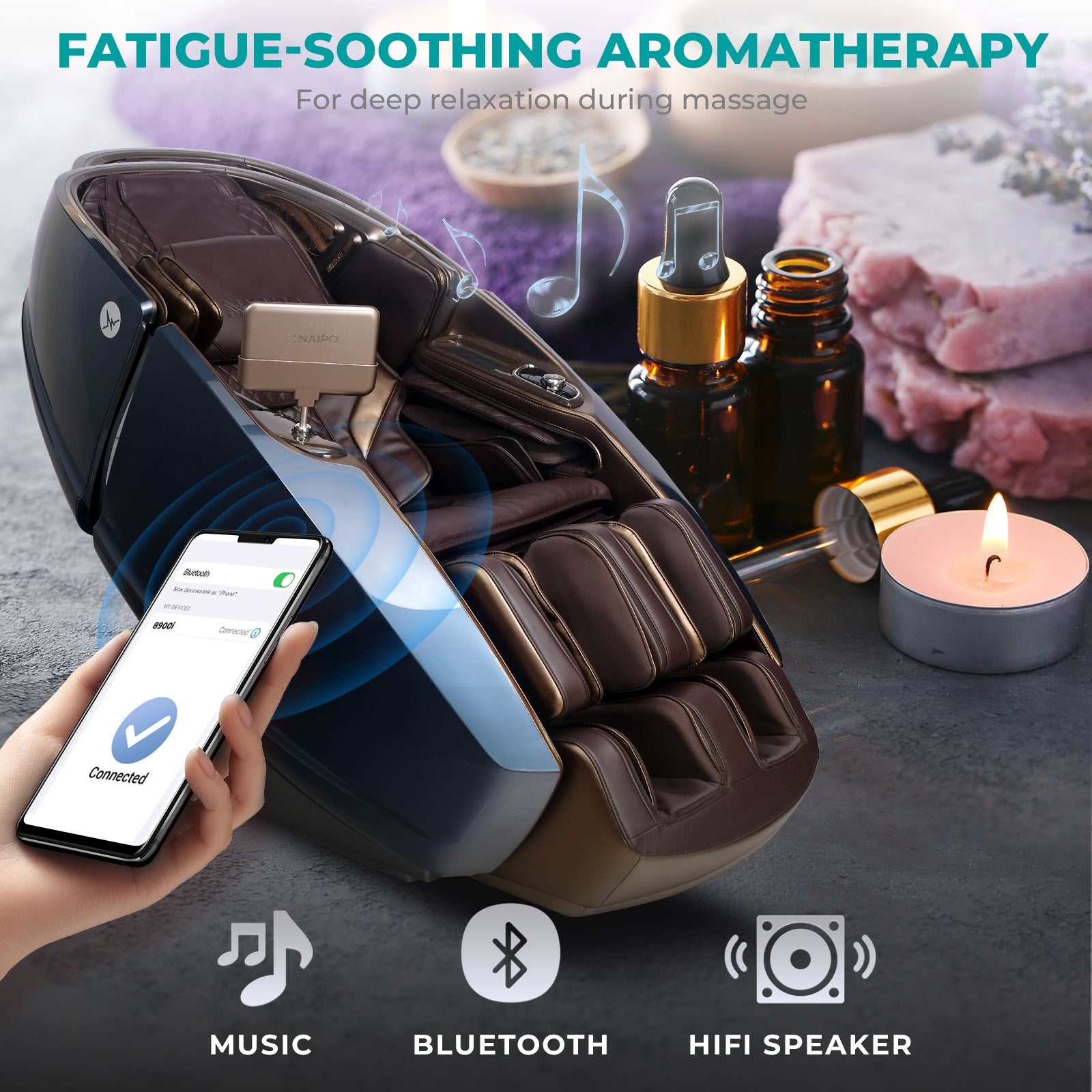 NAIPO Model L Space Capsule High-End Massagesessel mit KI