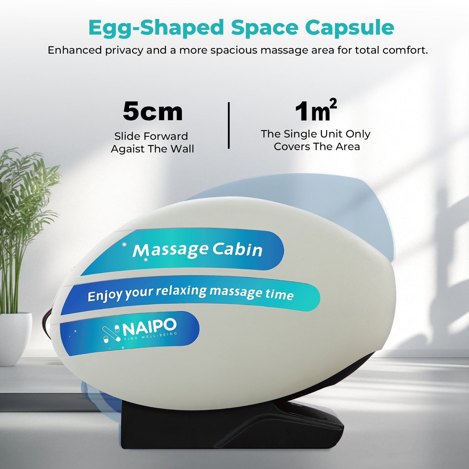 Naipo Automaten-Massagesessel, NFC/RFID-Kartenzahlungssystem, einstellbare Massagezeit/Preis