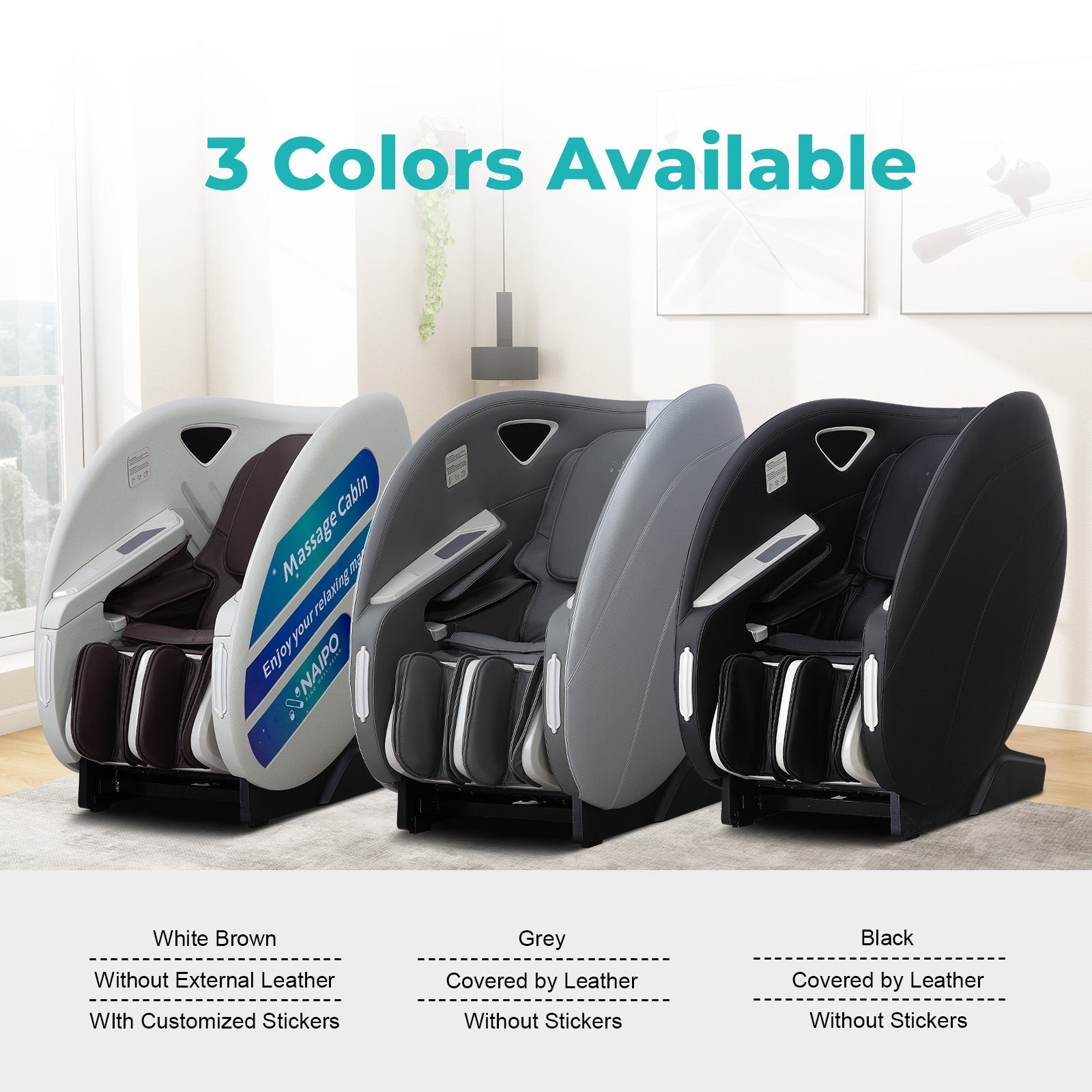 Naipo Automaten-Massagesessel, NFC/RFID-Kartenzahlungssystem, einstellbare Massagezeit/Preis